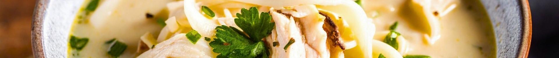 Curried Roasted Chicken Noodle Soup