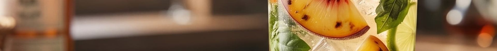 Peach-Basil-Mojito
