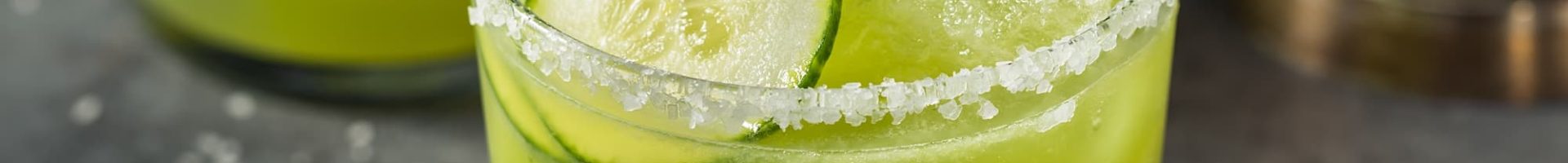 Boozy Refreshing Cucumber Margarita with Tequila and Salt